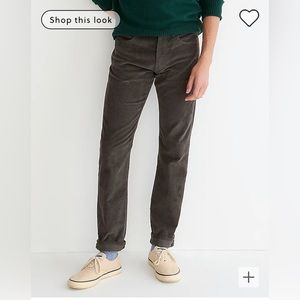J. Crew men’s corduroys gray